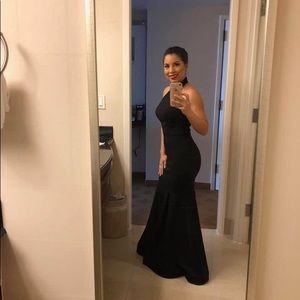 Black Macy’s City Studio Size 5 Long Dress